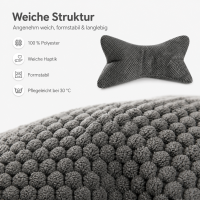 Kissen Leseknochen Comodo - Mittelgrau