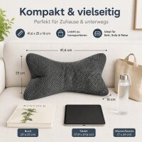 Kissen Leseknochen Comodo - Mittelgrau