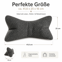 Kissen Leseknochen Comodo - Mittelgrau