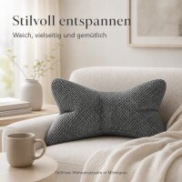 Kissen Leseknochen Comodo - Mittelgrau