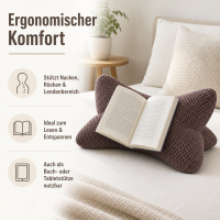 Kissen Leseknochen Comodo - Kakao