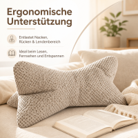 Kissen Leseknochen Comodo - Natur