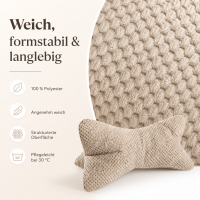 Kissen Leseknochen Comodo - Natur