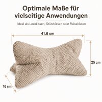 Kissen Leseknochen Comodo - Natur