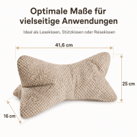 Kissen Leseknochen Comodo - Natur