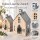 Laternen Set Holz Metall 25-34cm Natur Silberfarben Hausform Deko