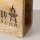Serviettenhalter BBQ aus Holz - 13 x 6 x 10,5 cm