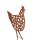 Gartenstab Pollo Huhn Edelrost - 2er-SET