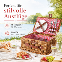 Picknickkorb Darcel - 11 teilig