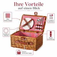 Picknickkorb Darcel - 11 teilig