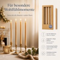 Boltze Home Stabkerze Melia 4er-SET - Beige
