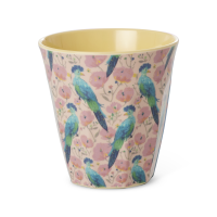 Rice Melamin Becher Medium - Exotic Bird Print