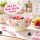 Melamin Kinderschüssel 15cm Rosa Pastellrosa mit Fun-Fair-Print