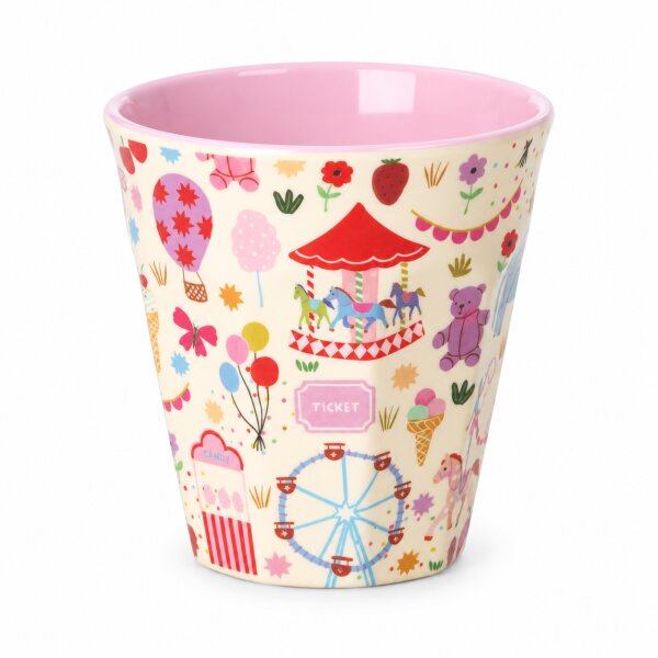 Melamin Becher 250ml Rosa Pink - Kinder Trinkbecher für KITA