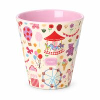 Melamin Becher 250ml Rosa Pink - Kinder Trinkbecher...