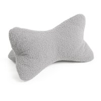 Kissen Leseknochen Fleecy - Grau