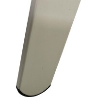 Garten-Beistelltisch in Creme 74x60x35,5cm