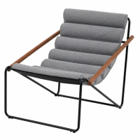 Relax Stuhl Miami - Gartenstuhl mit Polster & Holz
