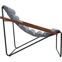 Relax Stuhl Miami - Gartenstuhl mit Polster & Holz