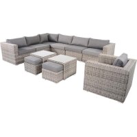 Lounge Tisch mit Hocker Perugia