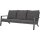 3er Loungesofa DOWN TOWN anthrazit mit Polstern – Gartenmöbel modern