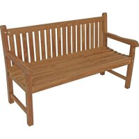 Landhausbank CARDIFF – Teakholz-Gartenbank 150 cm