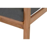 Loungesessel STAFFORD – Gartensessel aus Teakholz mit Polstern