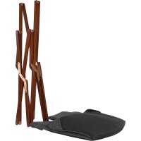 Schmetterlingsstuhl GREY – Butterfly Chair mit Holzgestell & Stoff