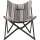 Schmetterlingsstuhl AZTEC – Butterfly Chair mit Muster schwarz-grau