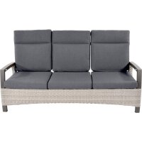 3er Loungesofa PRATO MOUNTAIN – Gartensofa verstellbar mit Polstern