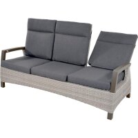 3er Loungesofa PRATO MOUNTAIN – Gartensofa verstellbar mit Polstern
