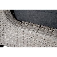 3er Loungesofa PRATO MOUNTAIN – Gartensofa verstellbar mit Polstern