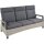 3er Loungesofa PRATO MOUNTAIN – Gartensofa verstellbar mit Polstern