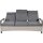 3er Loungesofa PRATO MOUNTAIN – Gartensofa verstellbar mit Polstern