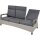 3er Loungesofa PRATO MOUNTAIN – Gartensofa verstellbar mit Polstern