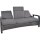 3er Loungesofa PRATO FORTE – Gartenlounge Sofa Polyrattan