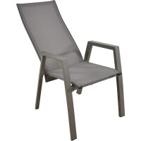 Hochlehner-Stapelsessel AMIR PARDO mit verstellbarer Lehne