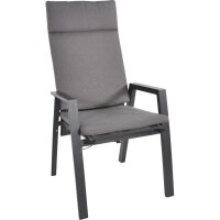 Hochlehner-Stapelsessel AMIR NEGRO mit verstellbarer Rückenlehne