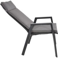 Hochlehner-Stapelsessel AMIR NEGRO mit verstellbarer Rückenlehne