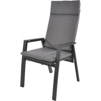 Hochlehner-Stapelsessel AMIR NEGRO mit verstellbarer Rückenlehne