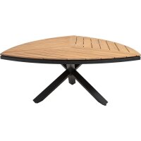 Diningtisch LONTANO dreieckig 170 cm mit Teak FSC® Tischplatte