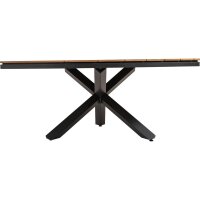 Diningtisch LONTANO dreieckig 170 cm mit Teak FSC® Tischplatte