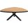 Diningtisch LONTANO dreieckig 170 cm mit Teak FSC® Tischplatte