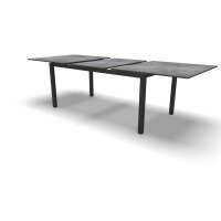 Ausziehbarer Tisch Lagos Anthrazit 200/260 x 96 cm