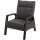 Loungesessel TREVISO FORTE – verstellbarer Gartensessel in Grau