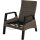 Loungesessel TREVISO BRICK – verstellbarer Gartensessel in Grau