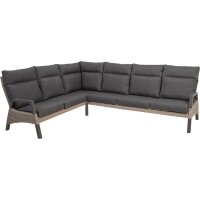 Eck-Lounge-Set TREVISO MOUNTAIN – moderne Polyrattan Gartenlounge