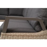 Eck-Lounge-Set TREVISO MOUNTAIN – moderne Polyrattan Gartenlounge