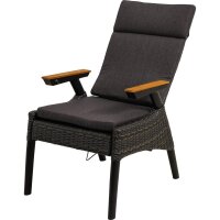 Diningsessel TREVISO MOUNTAIN – verstellbarer Polyrattan Gartensessel