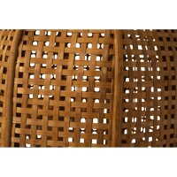 Laterne MACY NATURAL mit Ständer Bambus Ø32x66cm inkl. Glas